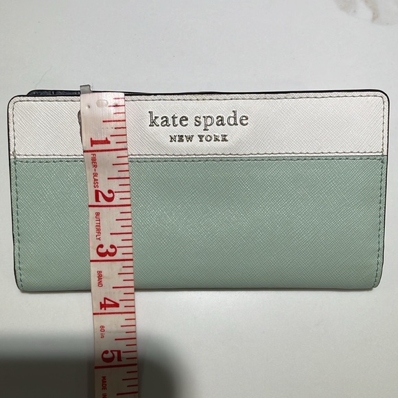 KATE SPADE Madison wallet, leather, mint green - Picture 6 of 8